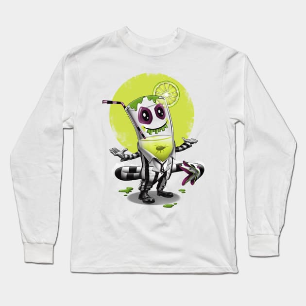 Beetle Juice Long Sleeve T-Shirt by Vincent Trinidad Art